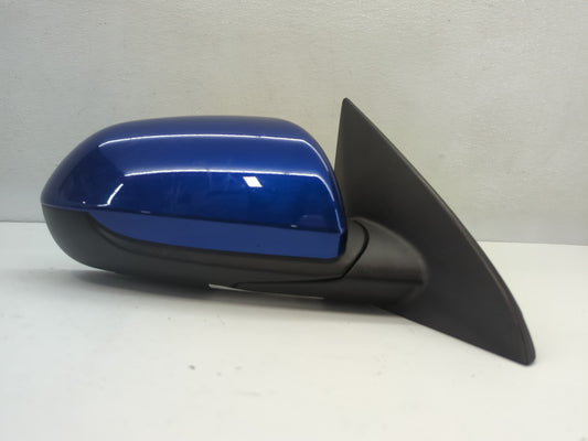 2021-2022 Kia Seltos Driver Left Side View Manual Door Mirror Blue - Oemusedautoparts1.com