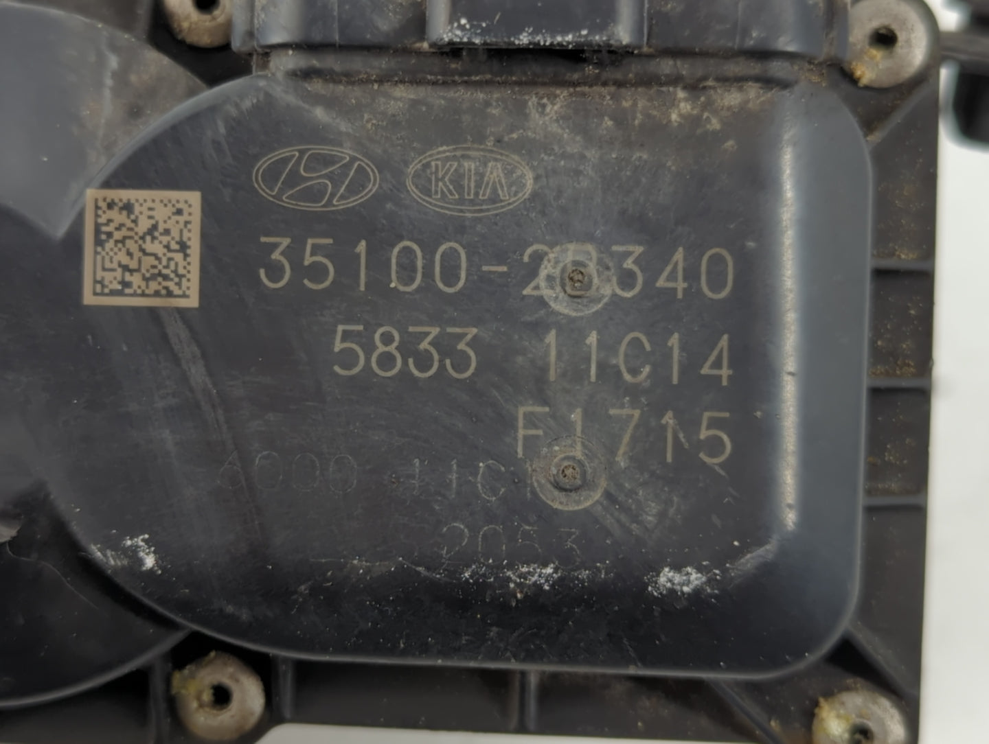 2021-2022 Kia Seltos Throttle Body P/N:35100-2B340 Fits Fits 2015 2016 2017 2018 2019 2020 2021 2022 OEM Used Auto Parts - O