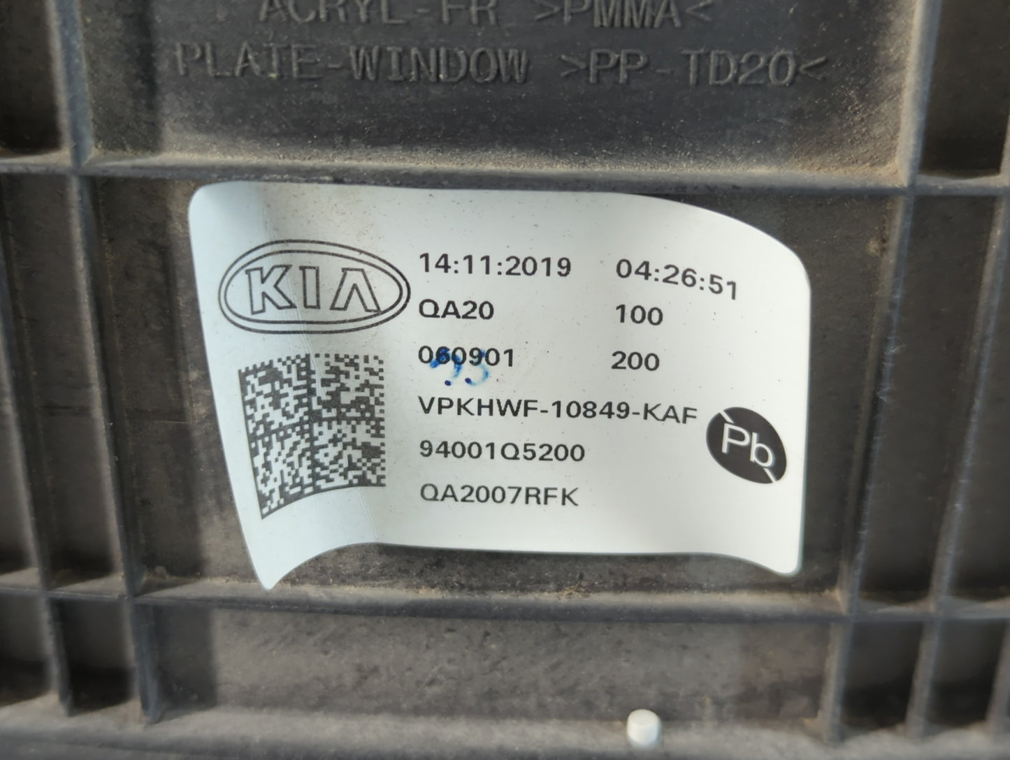 2021 Kia Seltos Instrument Cluster Speedometer Gauges P/N:94001Q5200 Fits OEM Used Auto Parts - Oemusedautoparts1.com