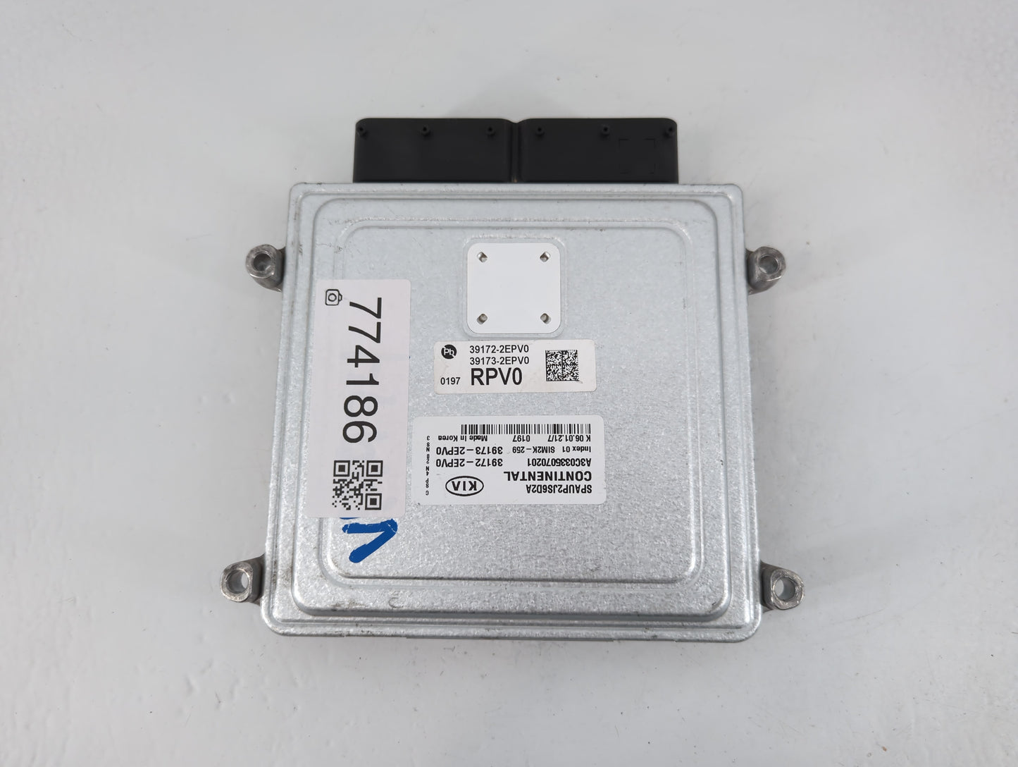 2021 Kia Seltos PCM Engine Control Computer ECU ECM PCU OEM P/N:39172-2EPV0 Fits OEM Used Auto Parts - Oemusedautoparts1.com