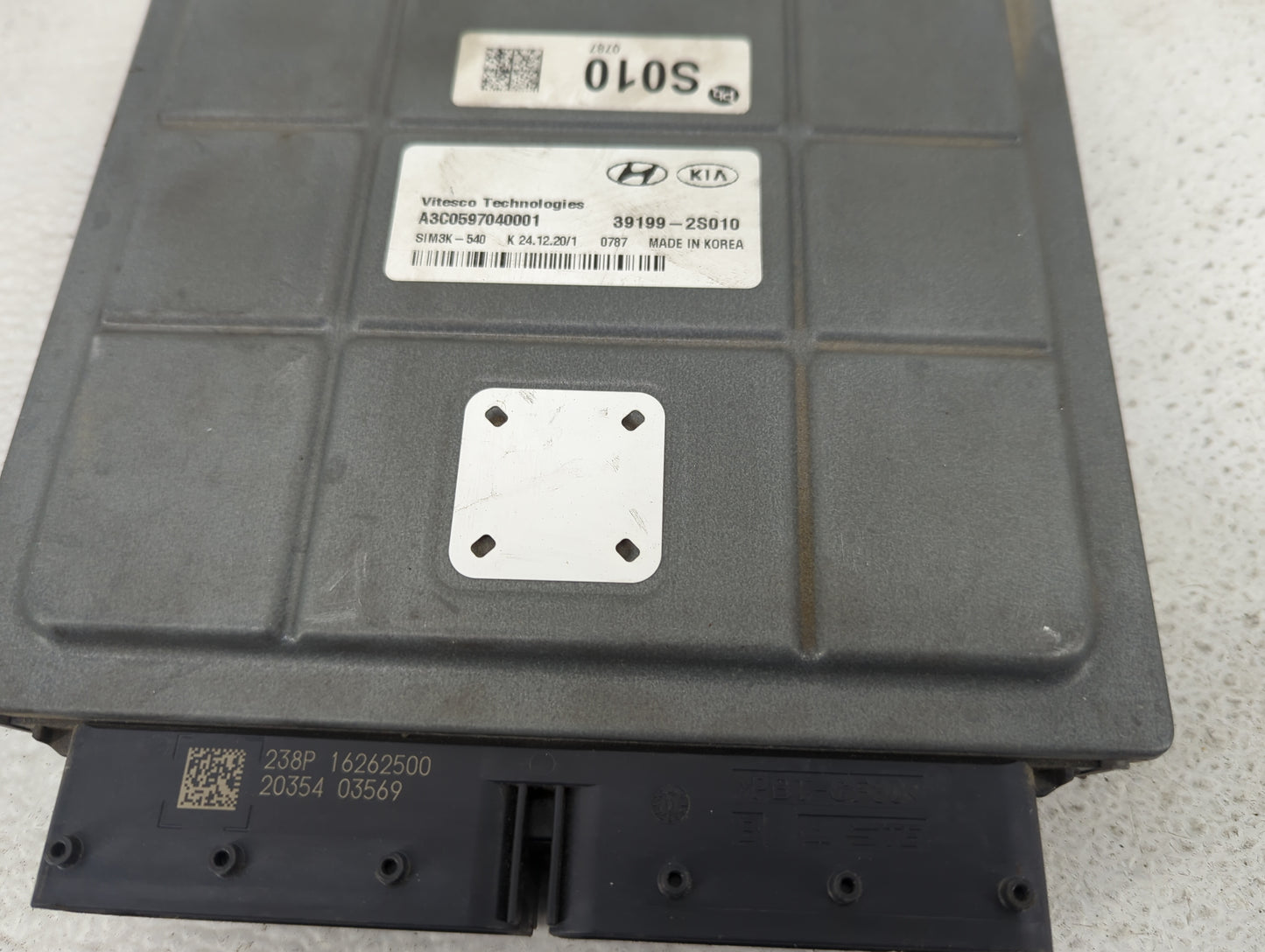 2021 Kia Sorento PCM Engine Control Computer ECU ECM PCU OEM P/N:39199-2S010 A3C0597040001, SIM3K-540 Fits OEM Used Auto Par