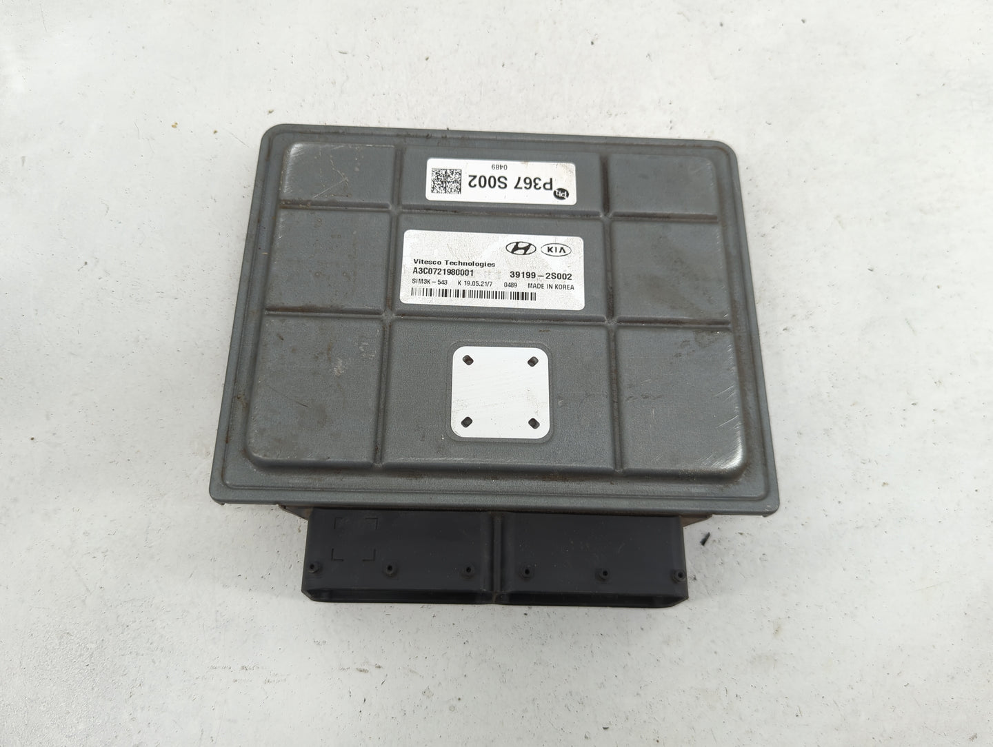 2021 Kia Sorento PCM Engine Control Computer ECU ECM PCU OEM P/N:A3C0721980001 39199-2S002, SIM3K-543 Fits OEM Used Auto Par