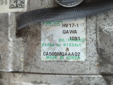 2021-2021 Kia Sorento Air Conditioning A/c Ac Compressor Oem 797712