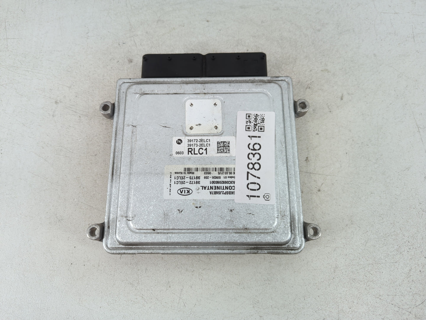2020-2021 Kia Soul PCM Engine Control Computer ECU ECM PCU OEM P/N:39173-2ELC1 39172-2ELC1 Fits Fits 2020 2021 OEM Used Auto