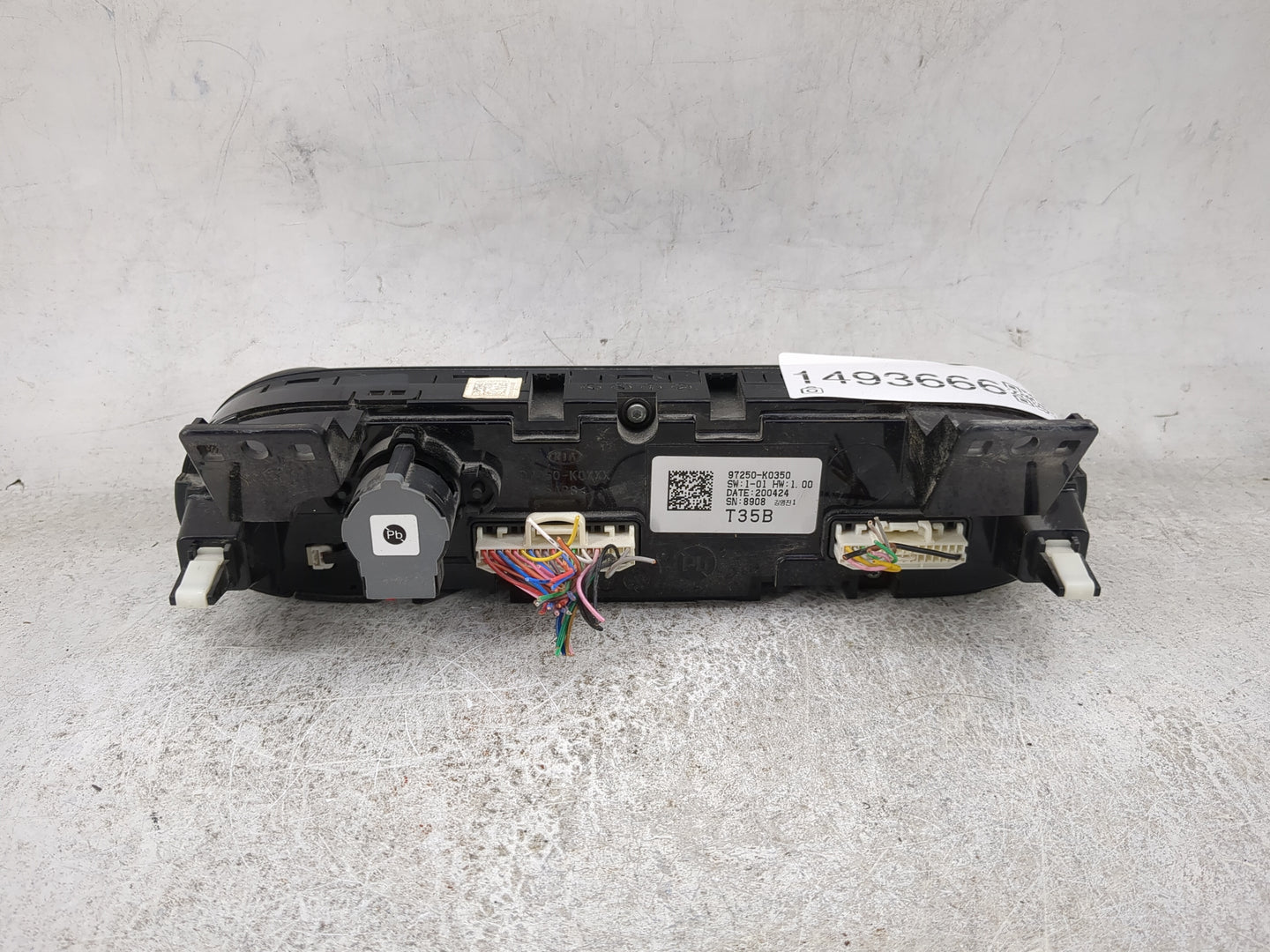 2020-2021 Kia Soul Climate Control Module Temperature AC/Heater Replacement P/N:97250-K0350 Fits Fits 2020 2021 OEM Used Aut
