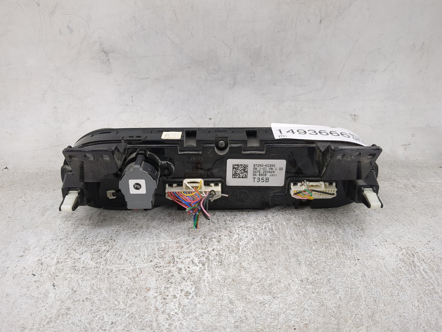 2020-2021 Kia Soul Climate Control Module Temperature AC/Heater Replacement P/N:97250-K0350 Fits Fits 2020 2021 OEM Used Aut