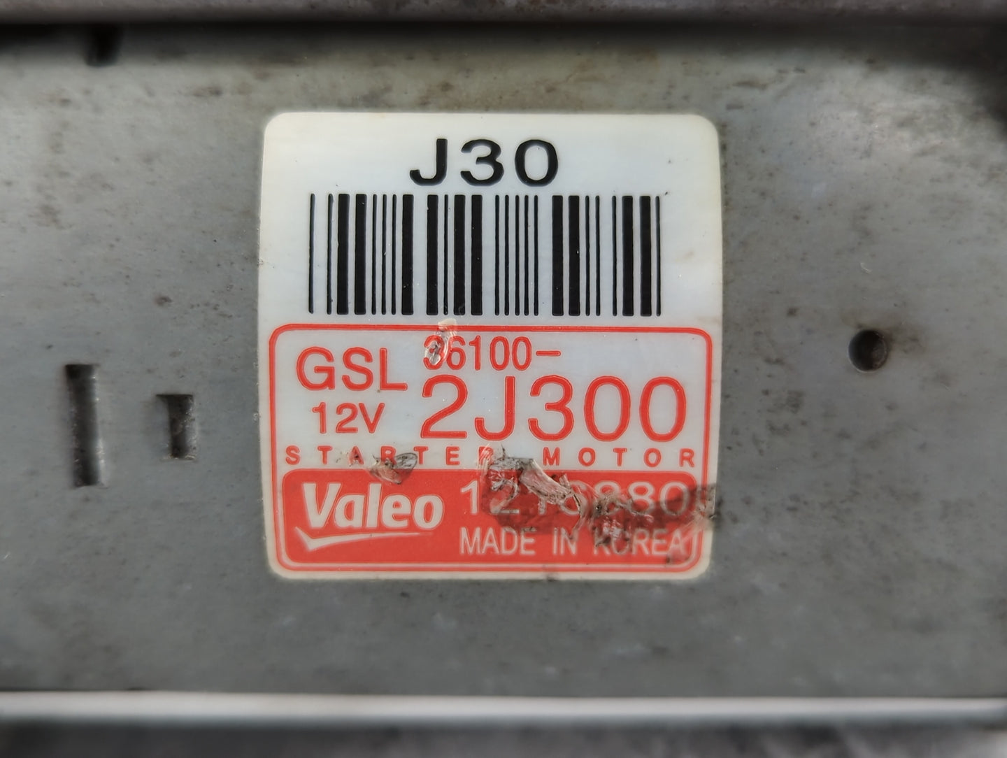 2020-2021 Kia Soul Car Starter Motor Solenoid OEM P/N:1216880 36100-2J300 Fits Fits 2020 2021 2022 OEM Used Auto Parts - Oem