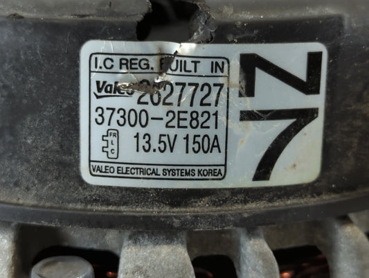 2020-2021 Kia Soul Alternator Replacement Generator Charging Assembly Engine OEM P/N:150A 37300-2E821 Fits OEM Used Auto Parts