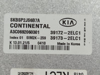 2020-2021 Kia Soul PCM Engine Control Computer ECU ECM PCU OEM P/N:39173-2ELC1 39172-2ELC1 Fits Fits 2020 2021 OEM Used Auto