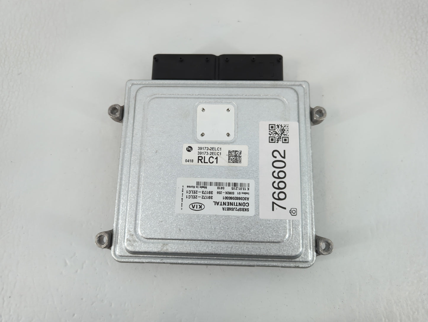 2020-2021 Kia Soul PCM Engine Control Computer ECU ECM PCU OEM P/N:39173-2ELC1 39172-2ELC1 Fits Fits 2020 2021 OEM Used Auto