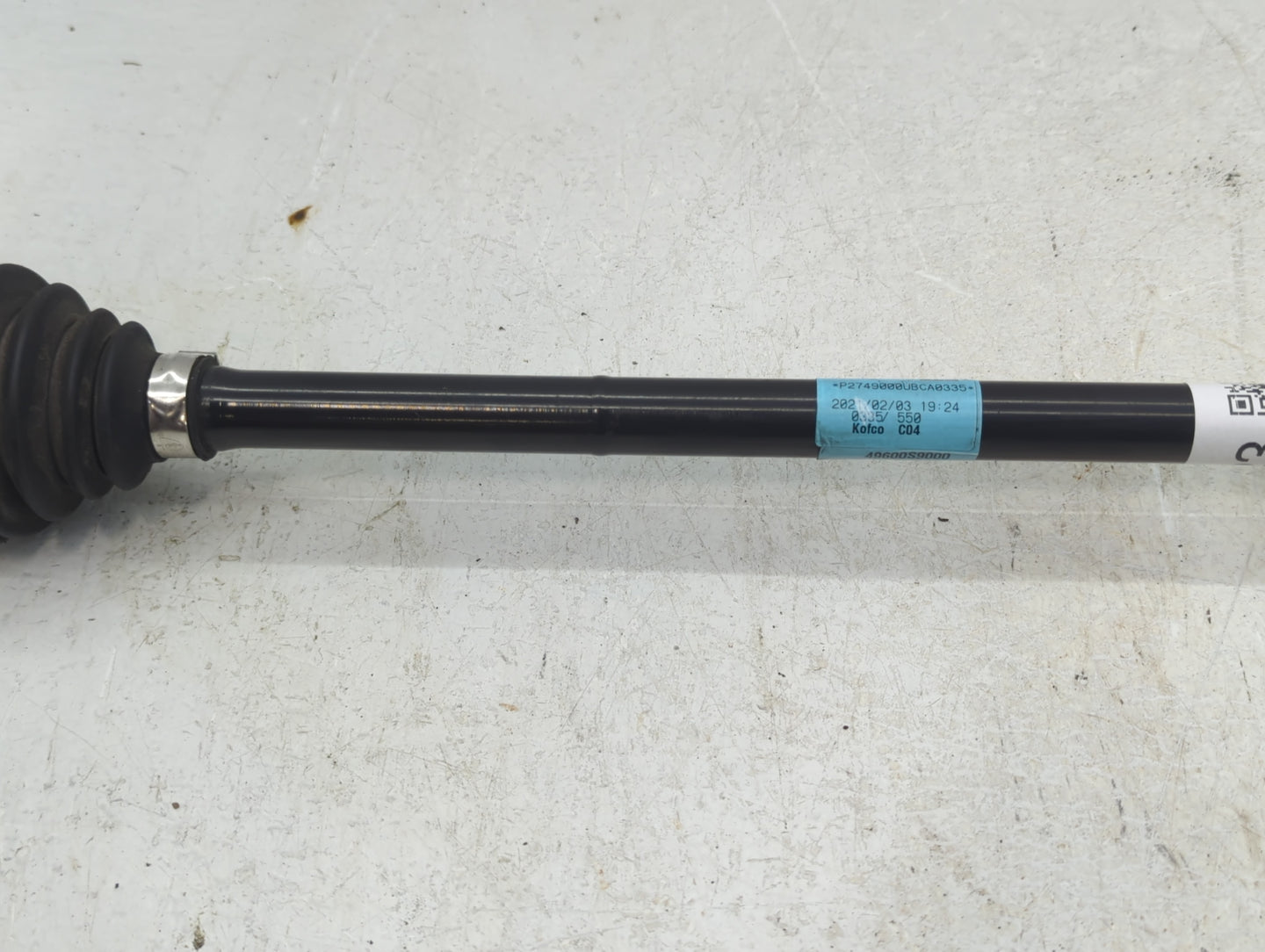 2020-2022 Kia Telluride Axle Shaft Rear Driver Cv C/v - Oemusedautoparts1.com
