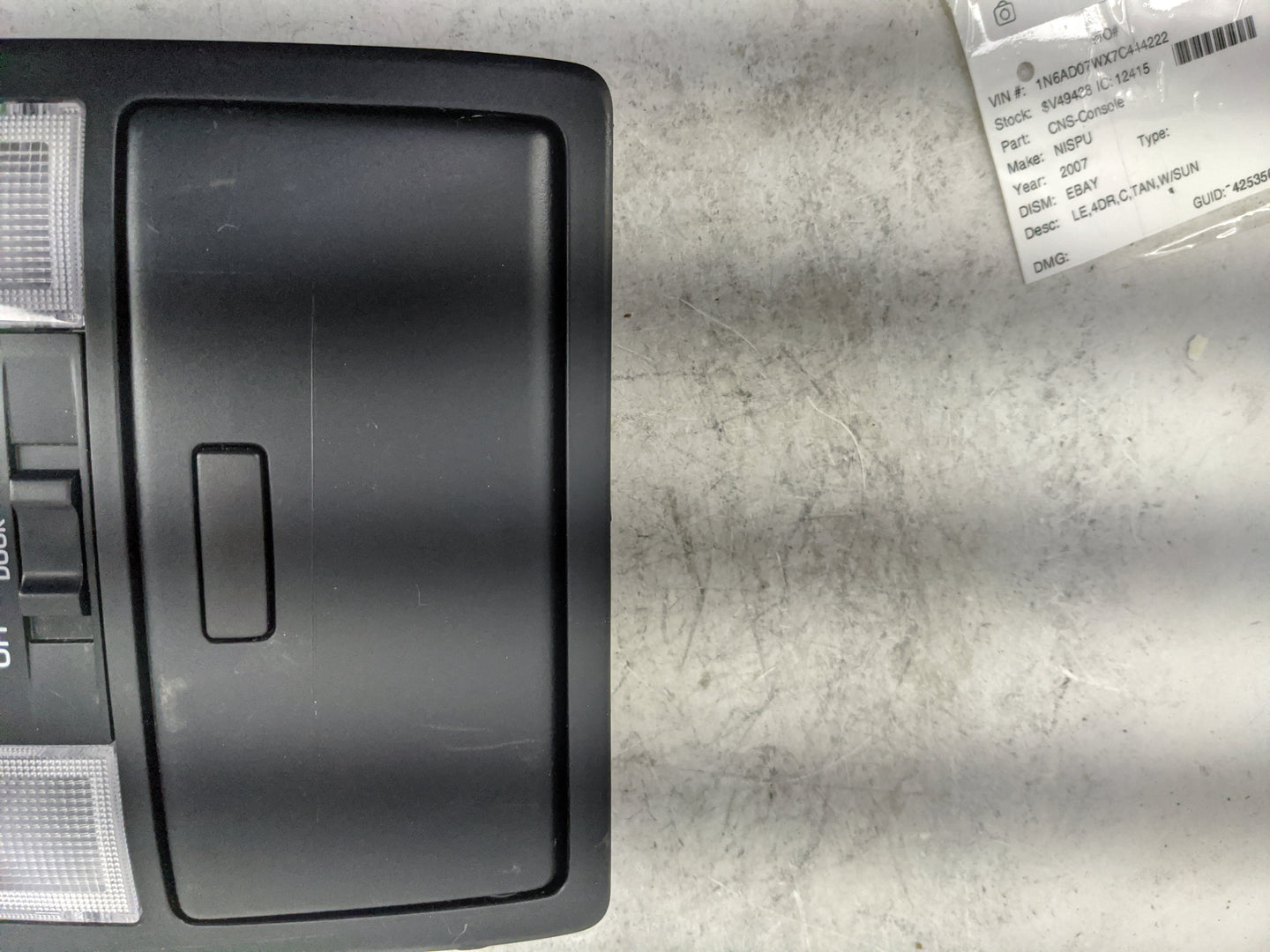 2021 Lexus Gx460 Overhead Roof Console Black - Oemusedautoparts1.com