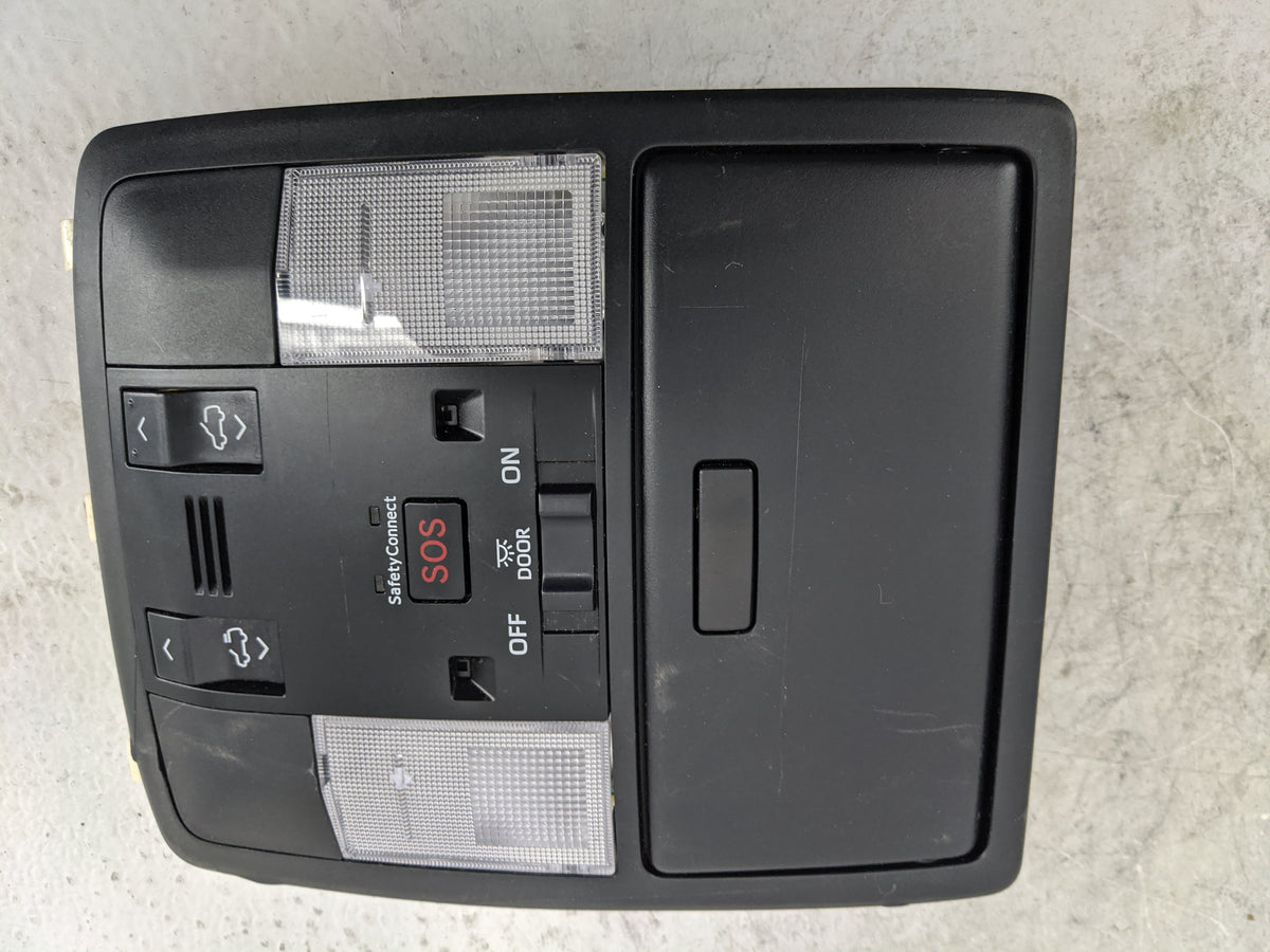 2021 Lexus Gx460 Overhead Roof Console Black - Oemusedautoparts1.com