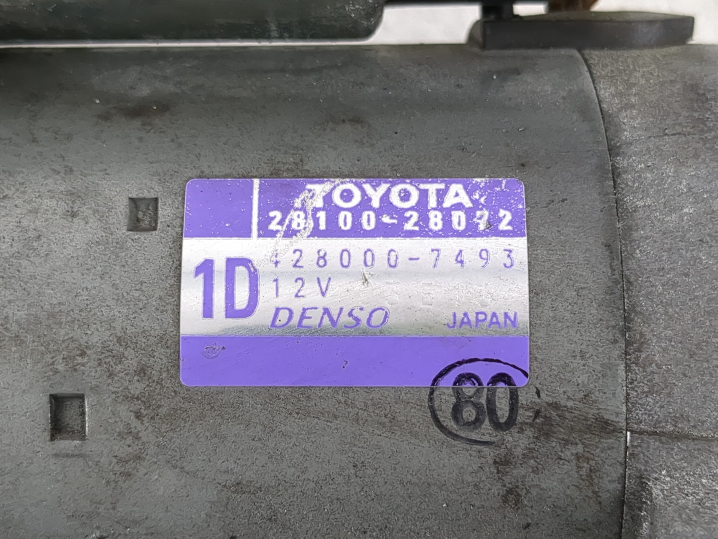 2018-2021 Lexus Nx300 Car Starter Motor Solenoid OEM P/N:28100-28072 Fits Fits 2009 2010 2011 2012 2016 2018 2019 2020 2021 