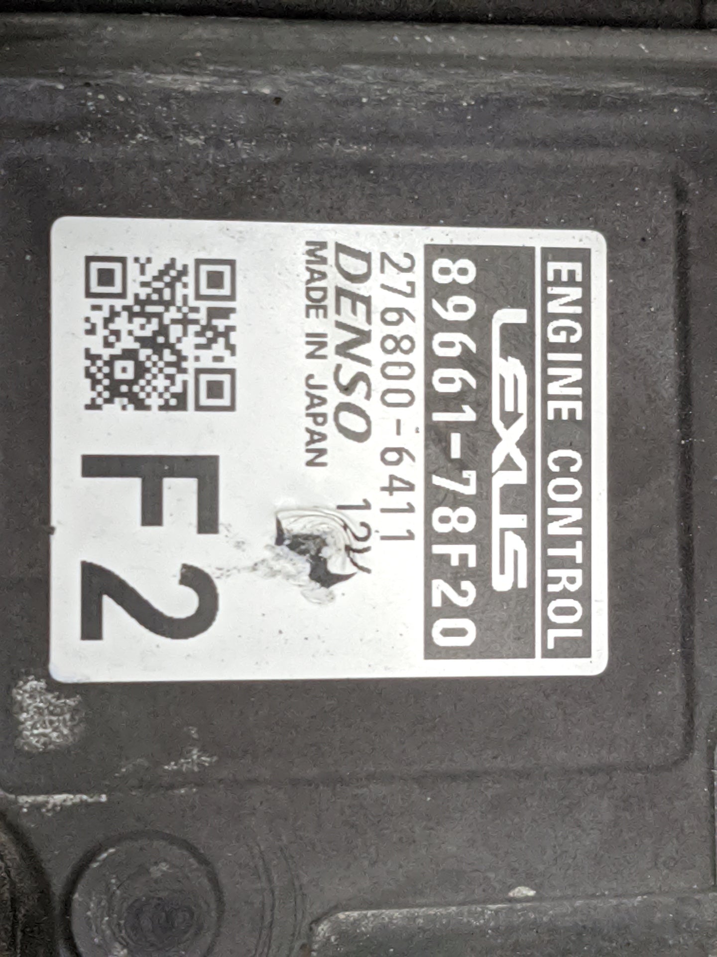 2020-2021 Lexus Nx300 PCM Engine Control Computer ECU ECM PCU OEM P/N:89661-78F20 2768000-6411 Fits Fits 2020 2021 OEM Used 