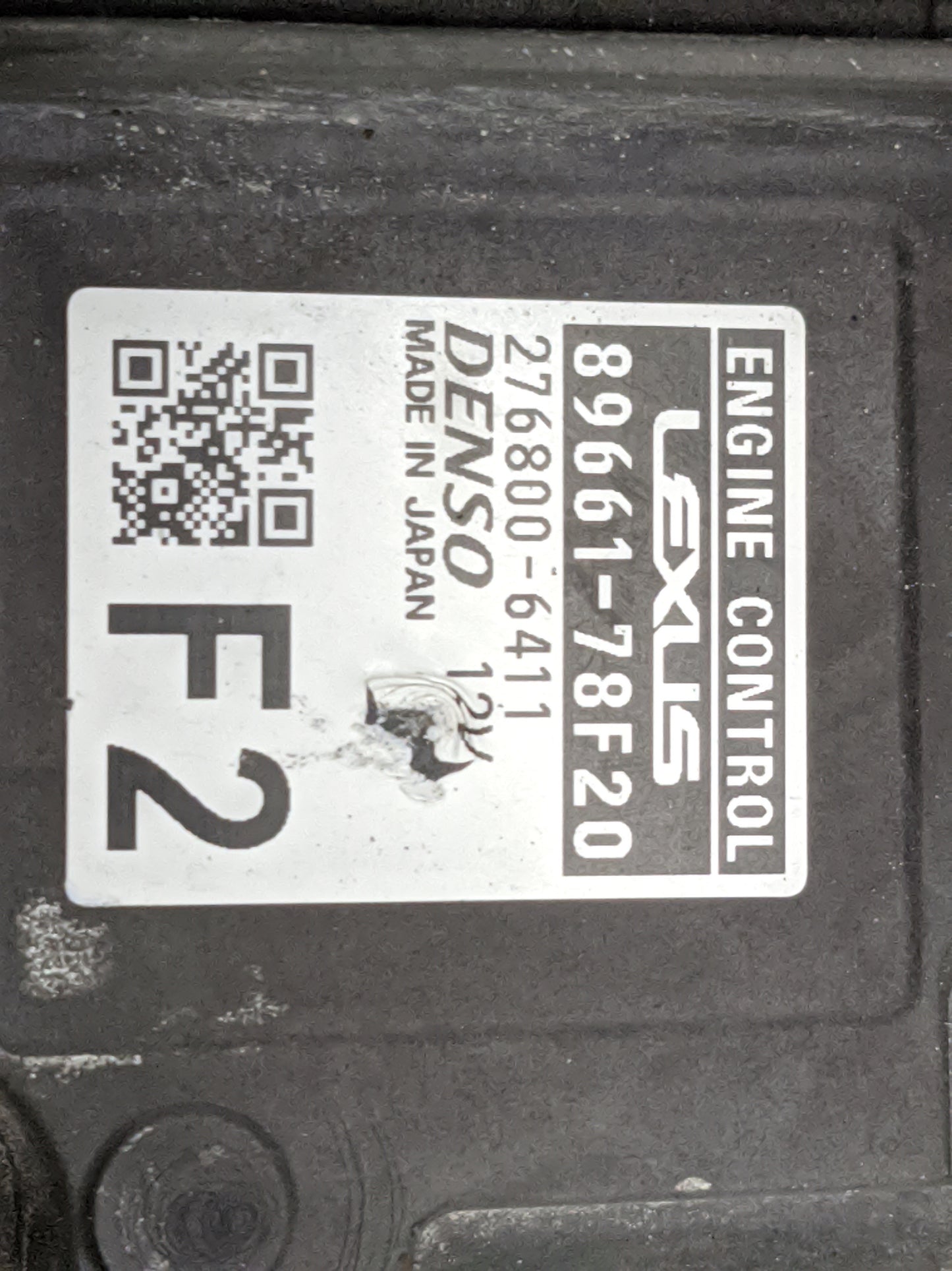 2020-2021 Lexus Nx300 PCM Engine Control Computer ECU ECM PCU OEM P/N:89661-78F20 2768000-6411 Fits Fits 2020 2021 OEM Used 