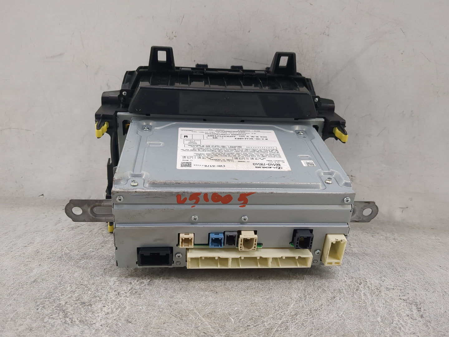 2020-2021 Lexus Nx300 Radio AM FM Cd Player Receiver Replacement P/N:86140-78540 Fits Fits 2020 2021 OEM Used Auto Parts - O