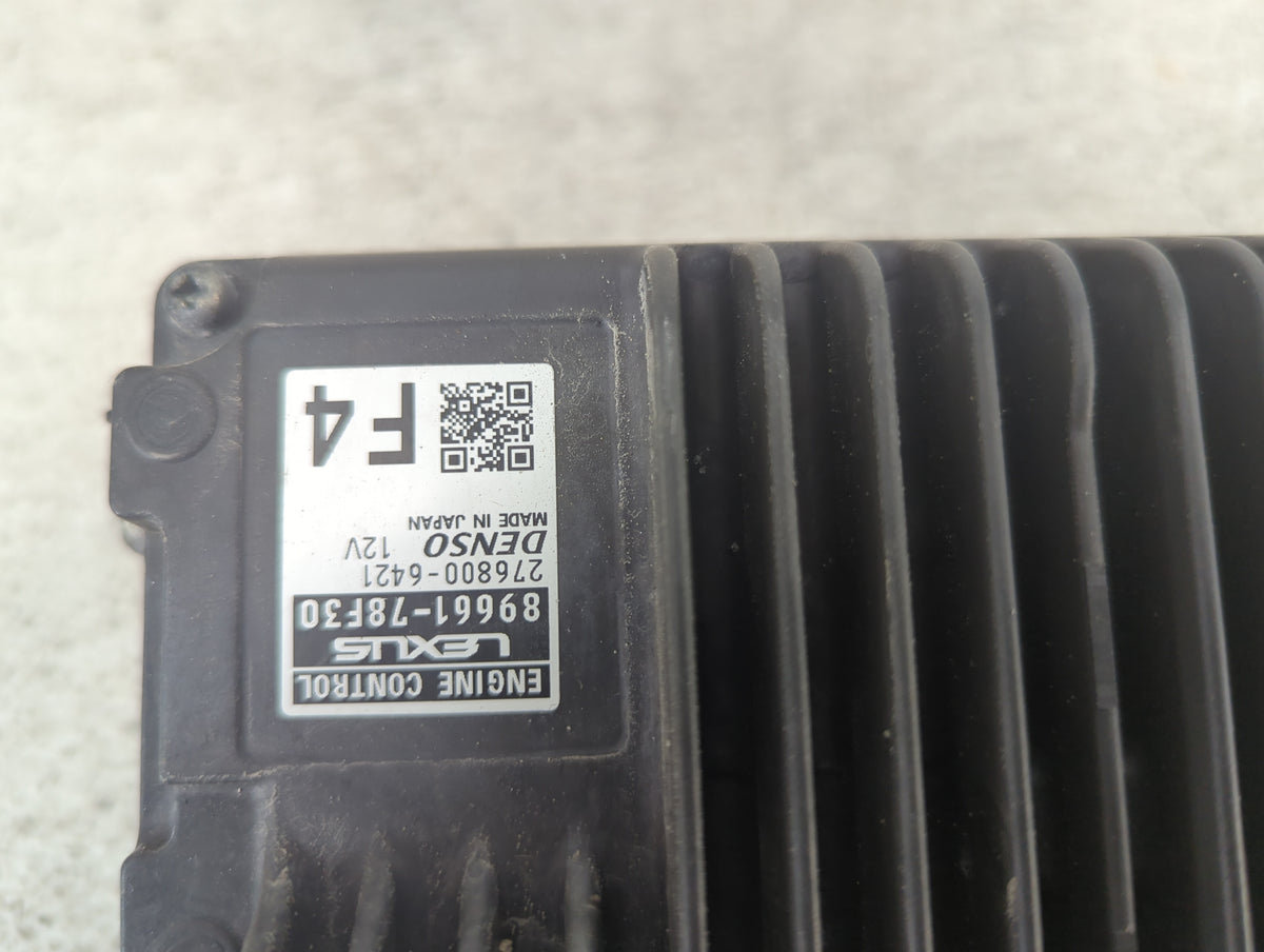2020-2021 Lexus Nx300 PCM Engine Control Computer ECU ECM PCU OEM P/N:89661-78F30 276800-6421 Fits Fits 2020 2021 OEM Used A