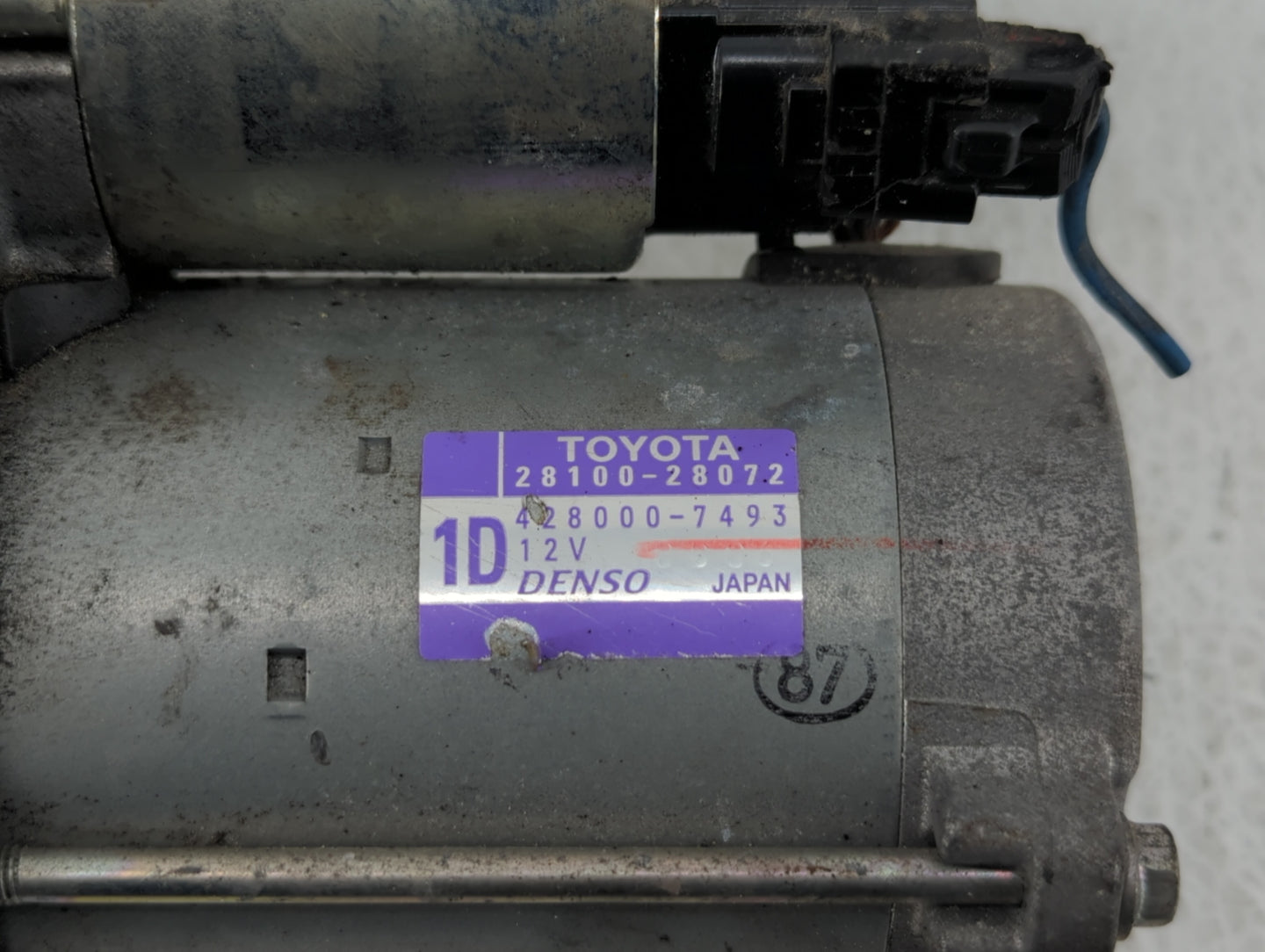2018-2021 Lexus Nx300 Car Starter Motor Solenoid OEM P/N:28100-28072 Fits Fits 2009 2010 2011 2012 2016 2018 2019 2020 2021 