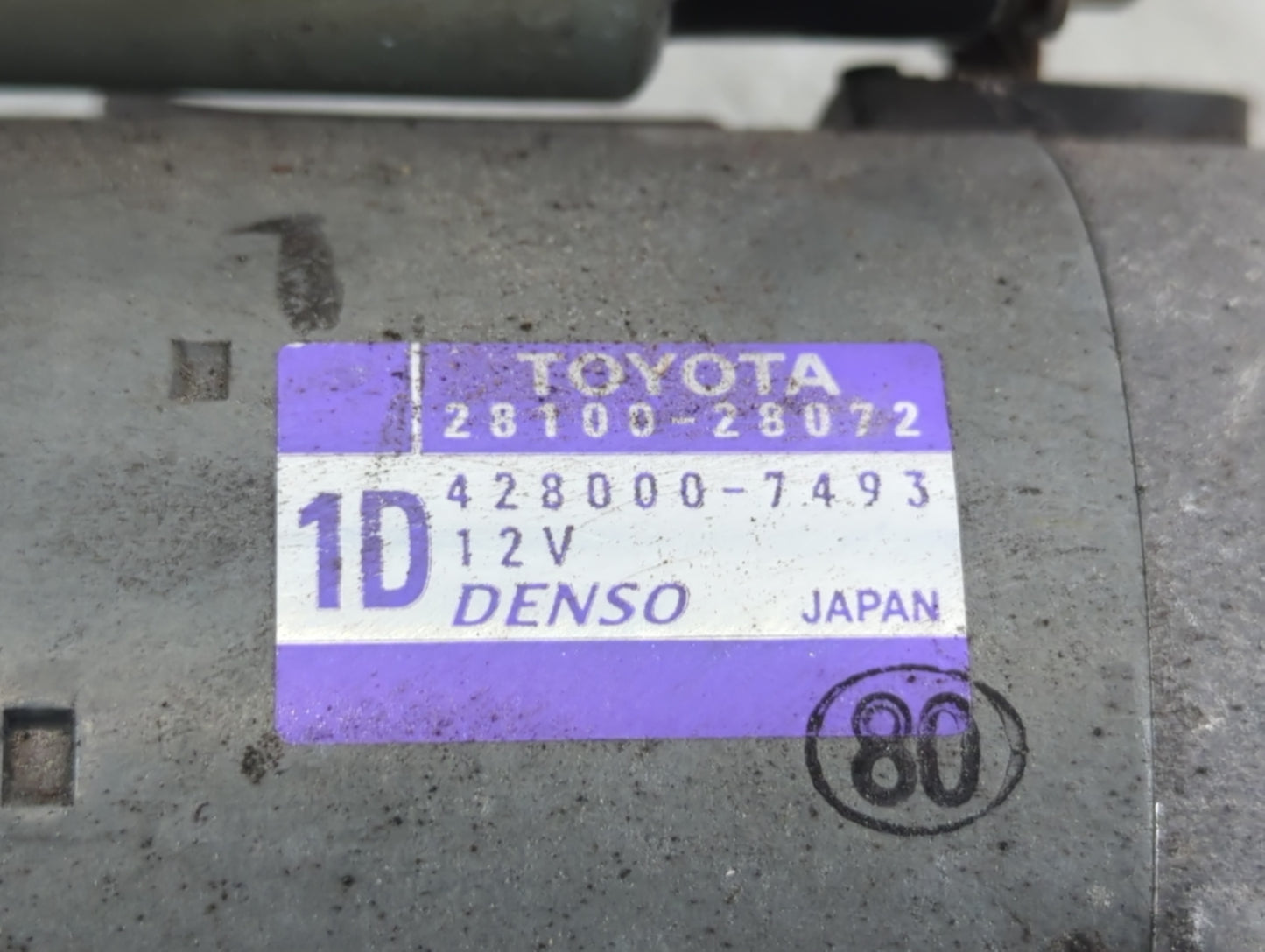 2018-2021 Lexus Nx300 Car Starter Motor Solenoid OEM P/N:TN428000-5983 28100-0V012 Fits OEM Used Auto Parts - Oemusedautopar