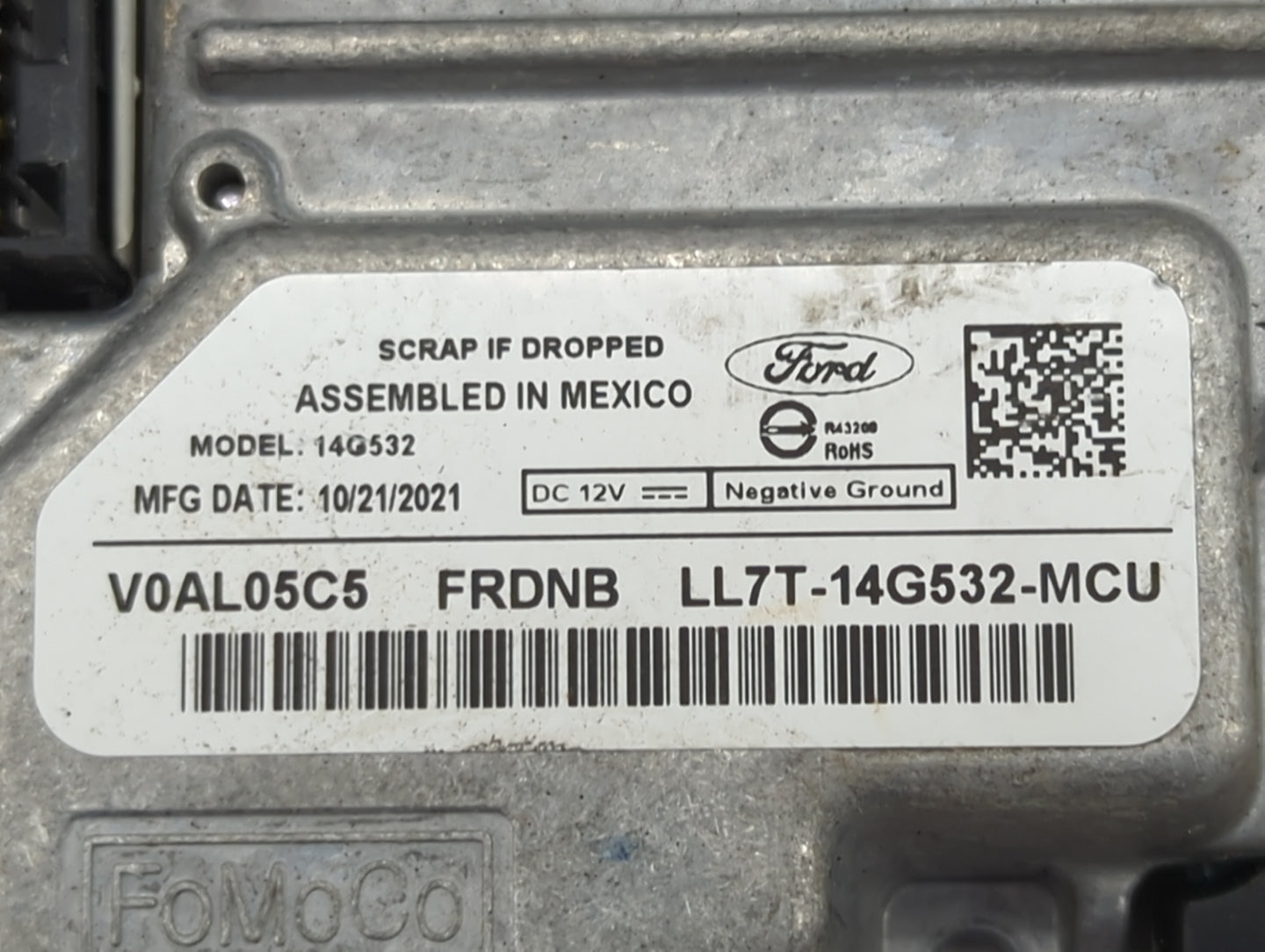 2021 Lincoln Navigator PCM Engine Control Computer ECU ECM PCU OEM P/N:LL7T-14G532-MCU Fits OEM Used Auto Parts - Oemusedaut