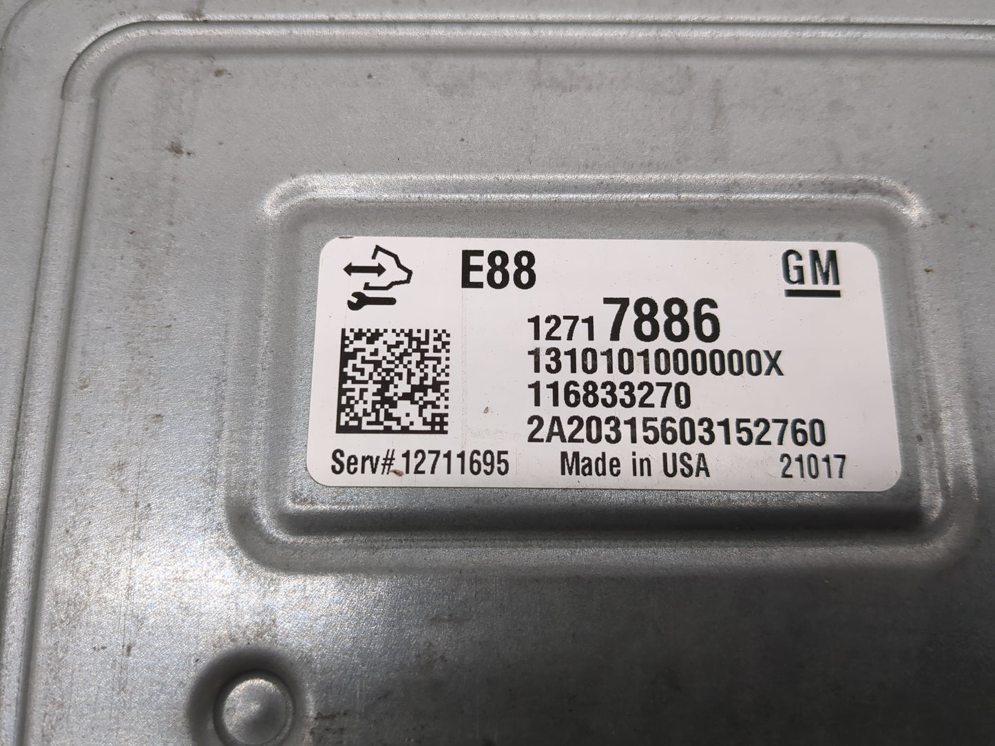2021 Malibu Malibu PCM Engine Control Computer ECU ECM PCU OEM P/N:12717886 12711695 Fits Fits 2020 2022 OEM Used Auto Parts