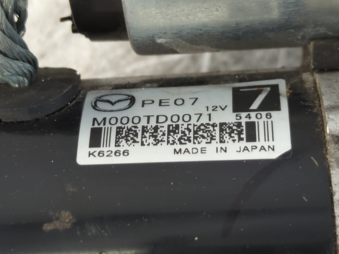 2012-2022 Mazda 3 Car Starter Motor Solenoid OEM P/N:M000TD0071 Fits Fits 2012 2013 2014 2015 2016 2017 2018 2019 2020 2021 