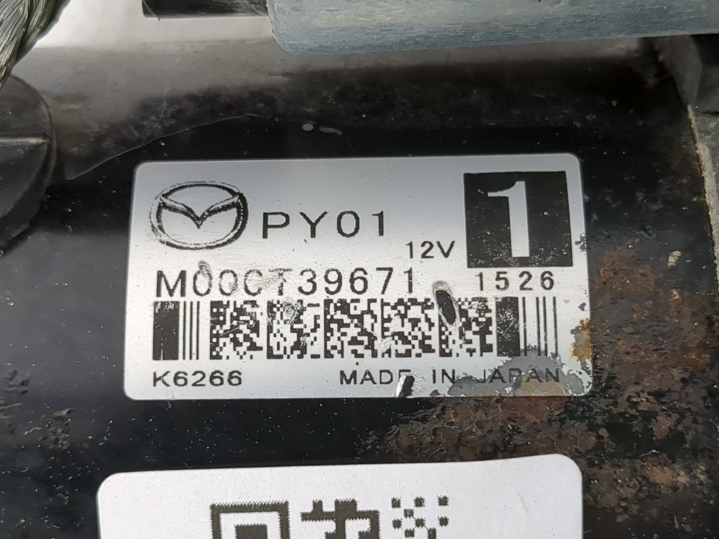 2014-2022 Mazda 3 Car Starter Motor Solenoid OEM P/N:1526 M00CT39671 Fits Fits 2014 2015 2016 2017 2018 2019 2020 2021 2022 