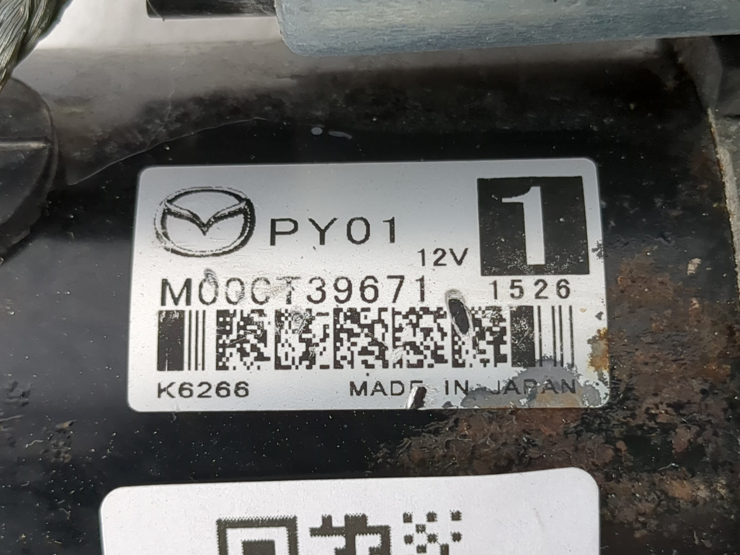 2014-2022 Mazda 3 Car Starter Motor Solenoid OEM P/N:1526 M00CT39671 Fits Fits 2014 2015 2016 2017 2018 2019 2020 2021 2022 