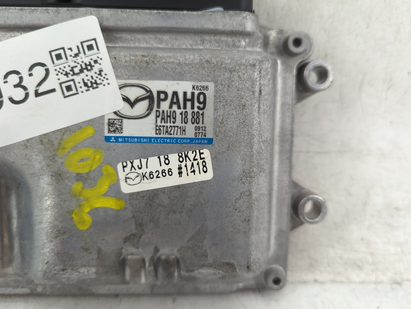 2019-2022 Mazda 3 PCM Engine Control Computer ECU ECM PCU OEM P/N:E6TA2771H Fits Fits 2019 2020 2021 2022 OEM Used Auto Part