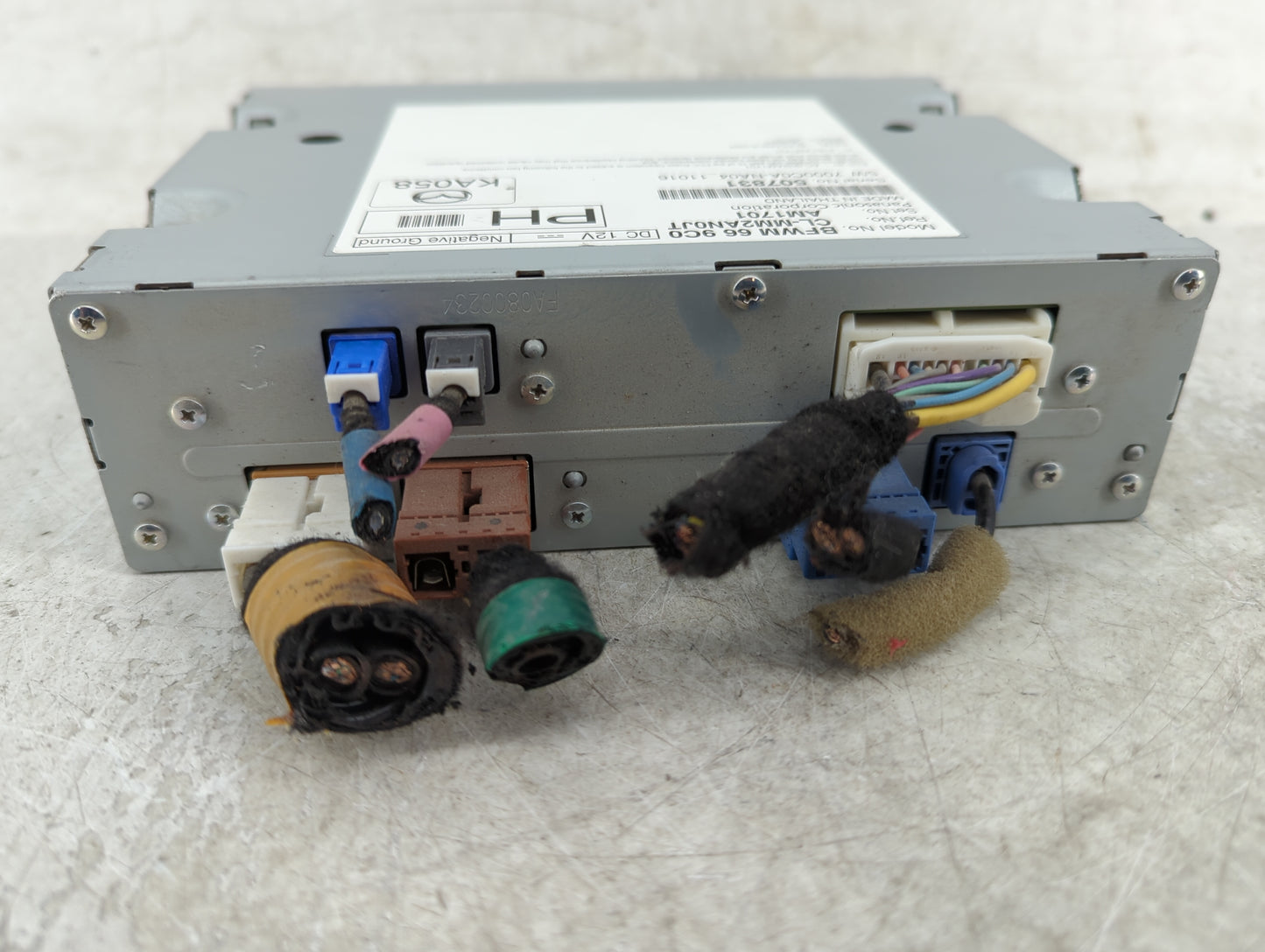 2019-2022 Mazda 3 Radio AM FM Cd Player Receiver Replacement P/N:BFWM669C0 Fits Fits 2019 2020 2021 2022 OEM Used Auto Parts