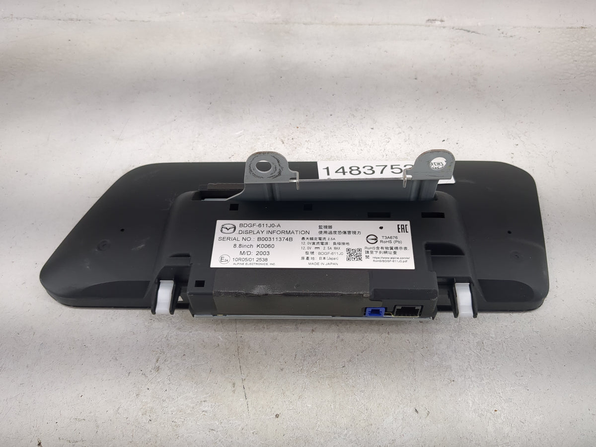 2019-2022 Mazda 3 Information Radio Display Screen 1483753 - Oemusedautoparts1.com
