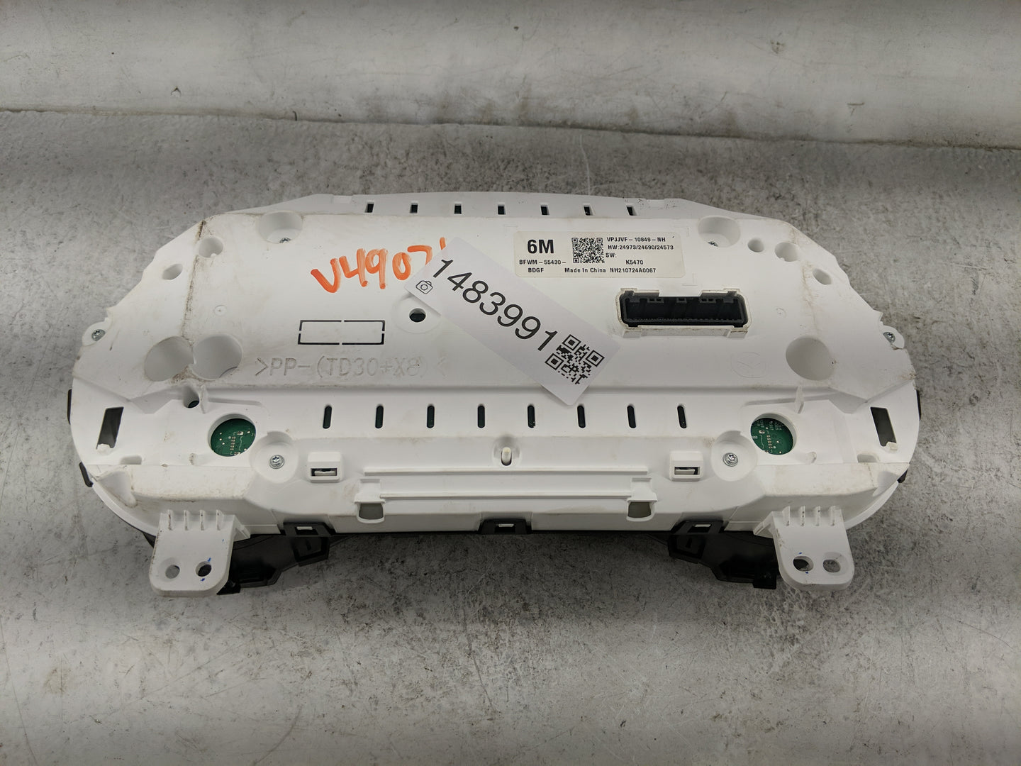 2021-2022 Mazda 3 Instrument Cluster Speedometer Gauges P/N:BFWM-55430-BDGF VPJJVF-10849-NH Miles: Fits Fits 2021 2022 OEM U