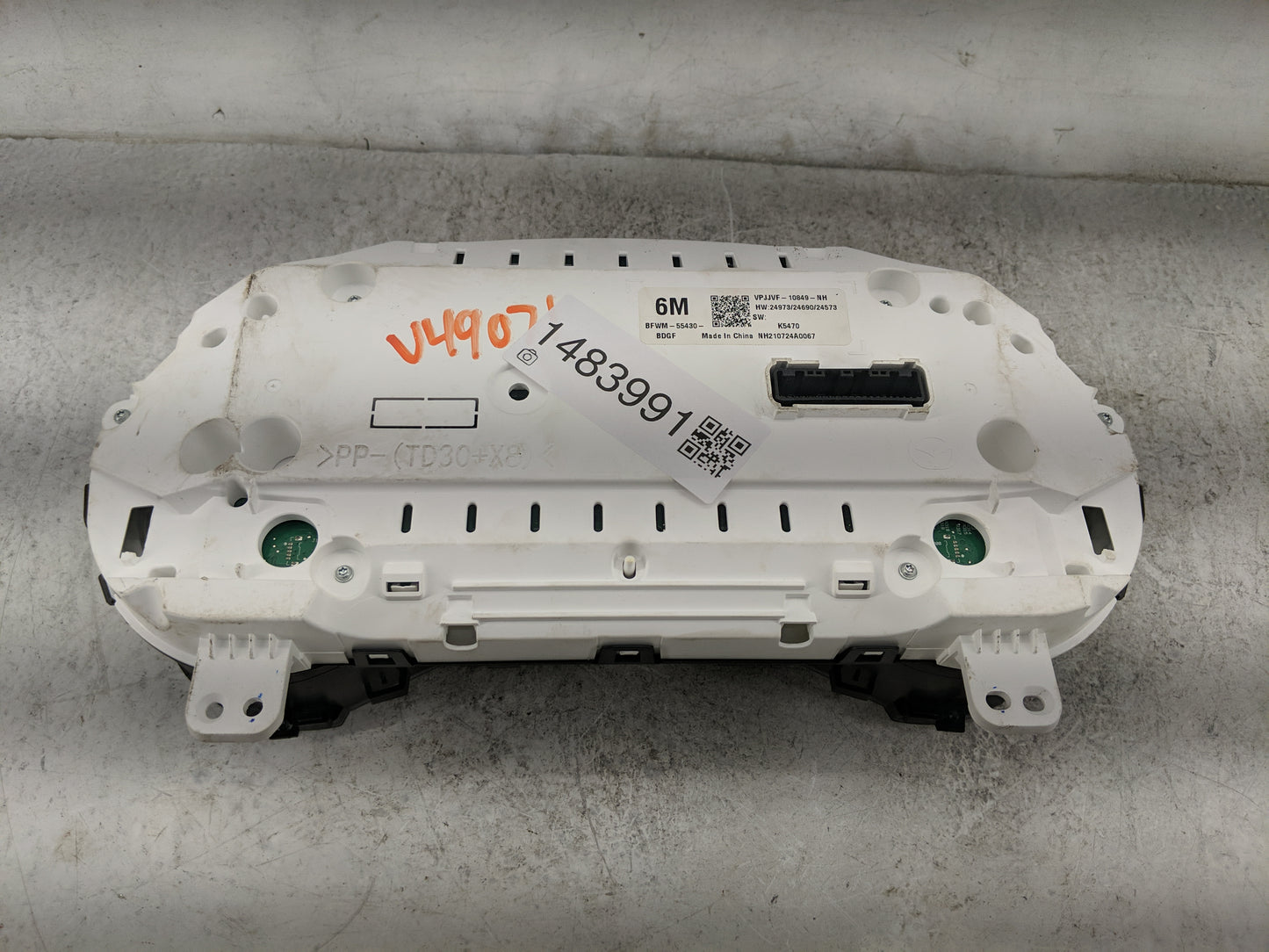 2021-2022 Mazda 3 Instrument Cluster Speedometer Gauges P/N:BFWM-55430-BDGF VPJJVF-10849-NH Miles: Fits Fits 2021 2022 OEM U