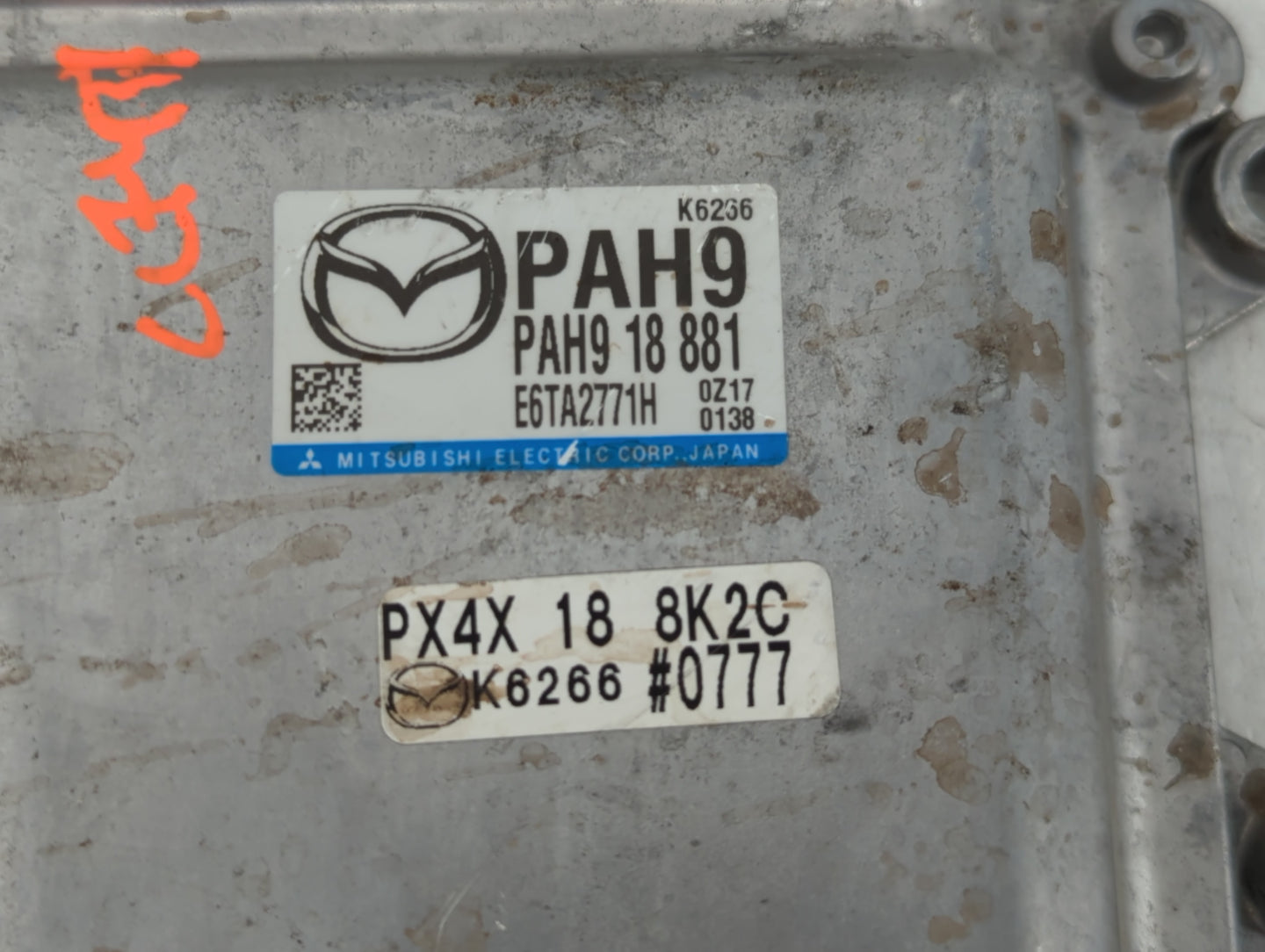 2019-2022 Mazda 3 PCM Engine Control Computer ECU ECM PCU OEM P/N:PAH9 18 881 PX4X 18 8K2C Fits Fits 2019 2020 2021 2022 OEM