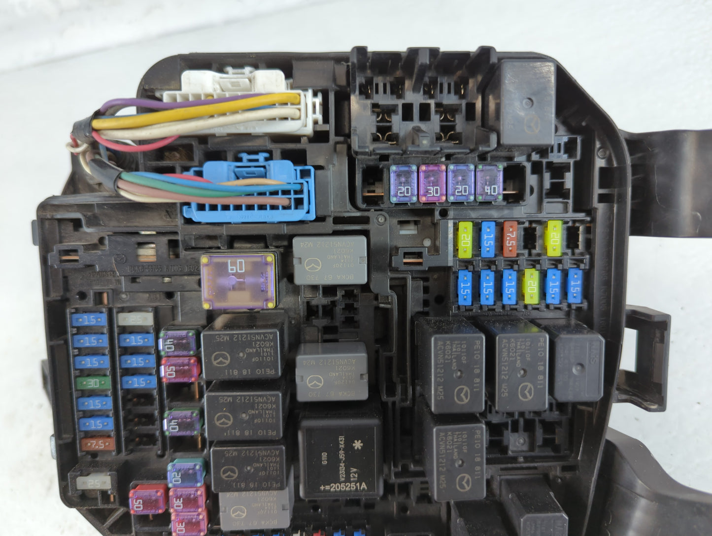 2021 Mazda 3 Fusebox Fuse Box Panel Relay Module P/N:BCKA 6676Y Fits Fits 2020 2022 OEM Used Auto Parts - Oemusedautoparts1.