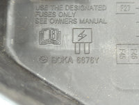 2021 Mazda 3 Fusebox Fuse Box Panel Relay Module P/N:BCKA 6676Y Fits Fits 2020 2022 OEM Used Auto Parts - Oemusedautoparts1.