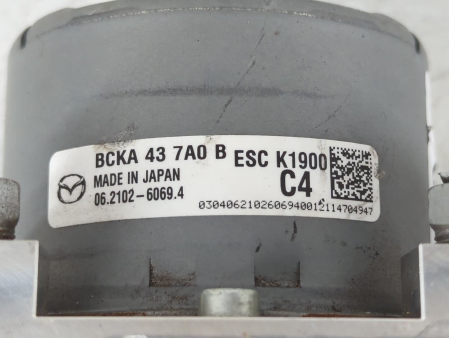 2019-2022 Mazda 3 ABS Pump Control Module Replacement P/N:BCKA 43 7A0 Fits Fits 2019 2020 2021 2022 OEM Used Auto Parts - Oe
