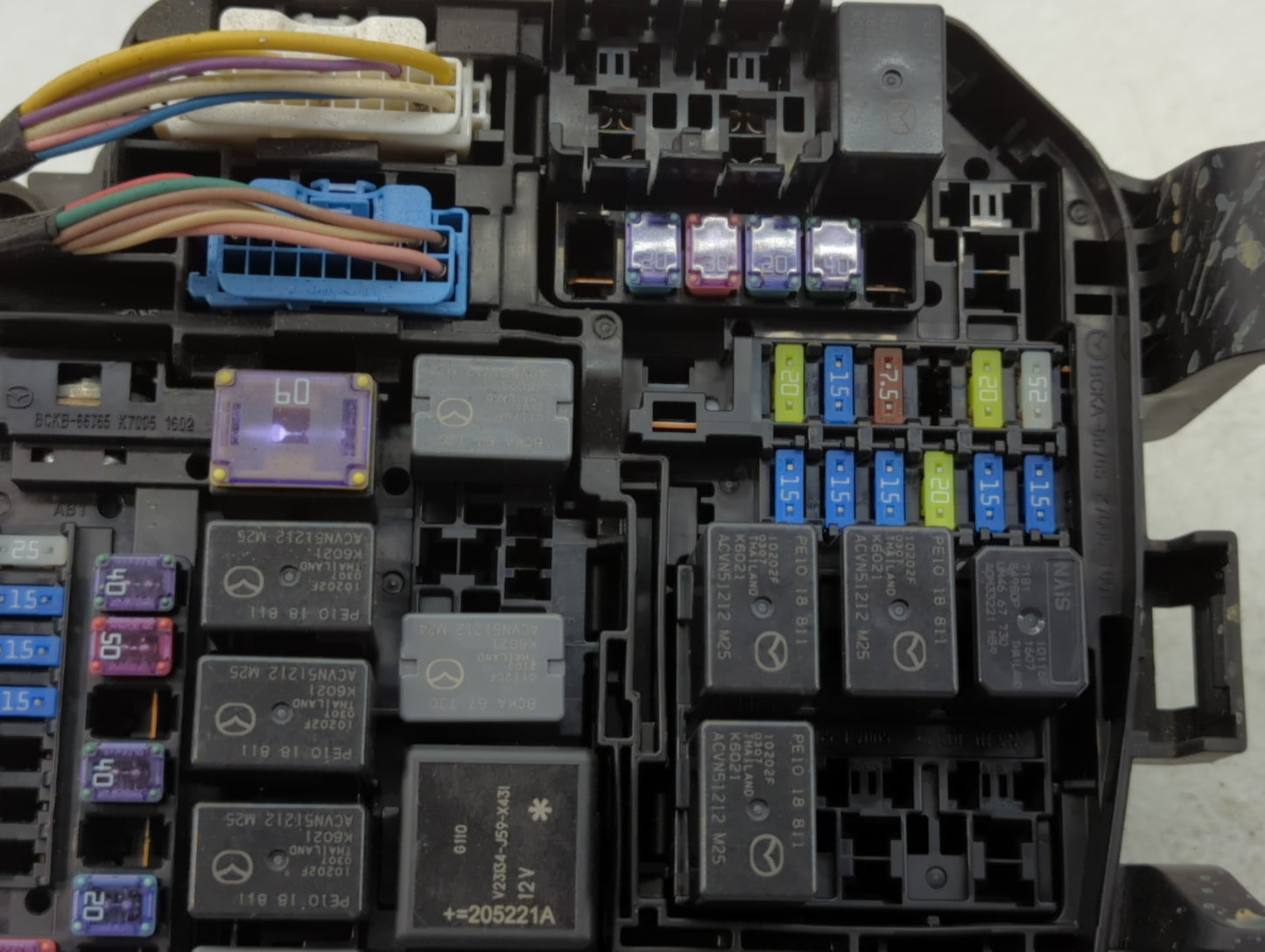 2021 Mazda 5 Fusebox Fuse Box Panel Relay Module P/N:7131>PP-TD10< Fits Fits 2020 2022 OEM Used Auto Parts - Oemusedautopart
