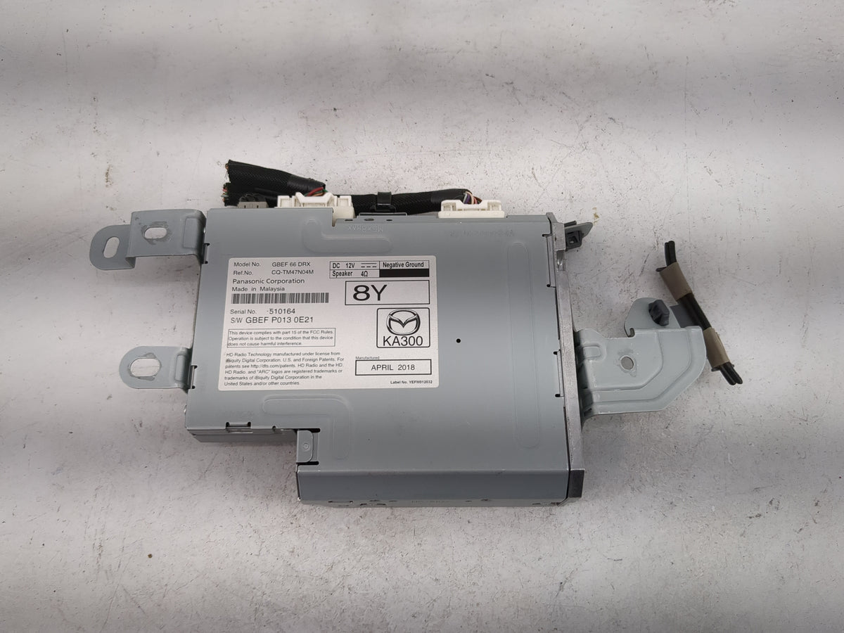 2018-2021 Mazda 6 Radio AM FM Cd Player Receiver Replacement P/N:GBEF66DRX CQ-TM47N04M, GBEFP0130E21 Fits Fits 2018 2019 202