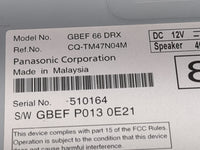 2018-2021 Mazda 6 Radio AM FM Cd Player Receiver Replacement P/N:GBEF66DRX CQ-TM47N04M, GBEFP0130E21 Fits Fits 2018 2019 202