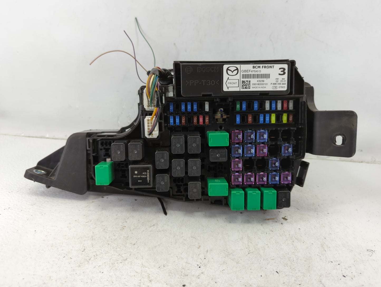 2017-2021 Mazda 6 Fusebox Fuse Box Panel Relay Module P/N:GBEF-6676Y K7005 Fits Fits 2016 2017 2018 2019 2020 2021 2022 OEM 