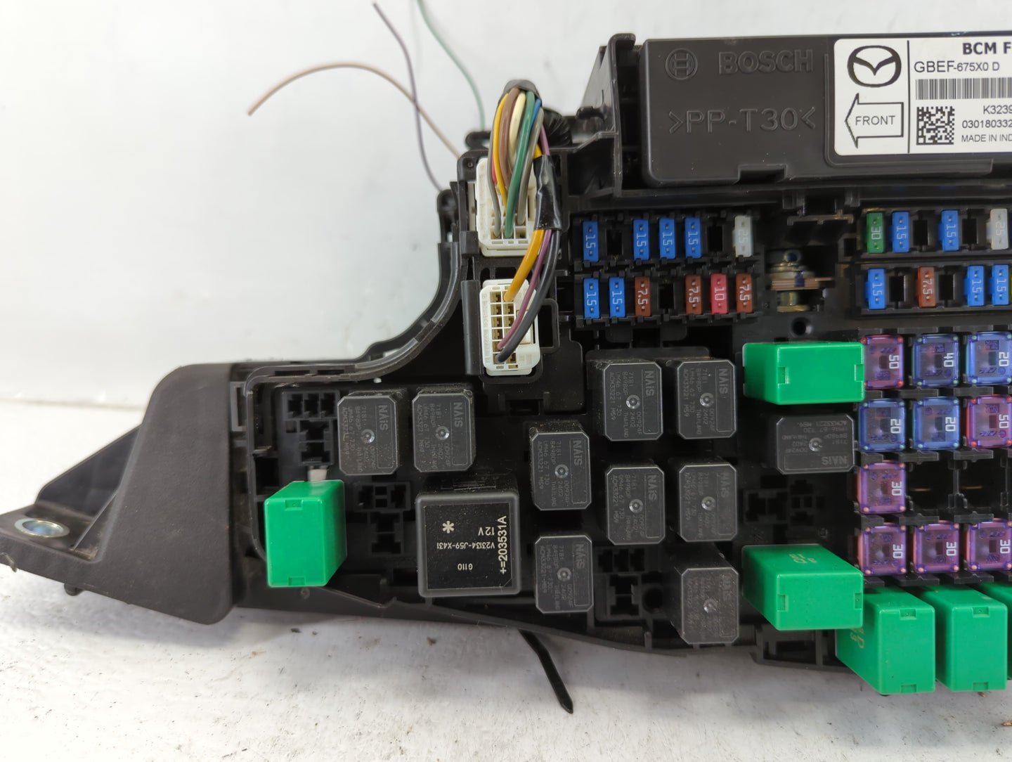 2017-2021 Mazda 6 Fusebox Fuse Box Panel Relay Module P/N:GBEF-6676Y K7005 Fits Fits 2016 2017 2018 2019 2020 2021 2022 OEM 