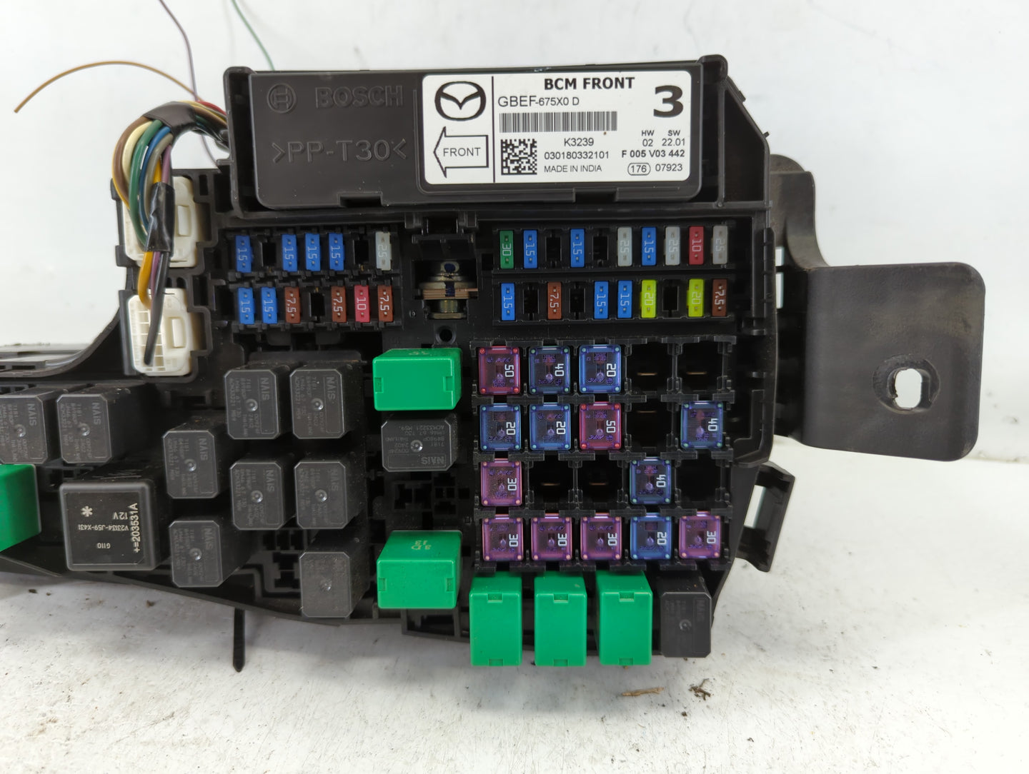 2017-2021 Mazda 6 Fusebox Fuse Box Panel Relay Module P/N:GBEF-6676Y K7005 Fits Fits 2016 2017 2018 2019 2020 2021 2022 OEM 