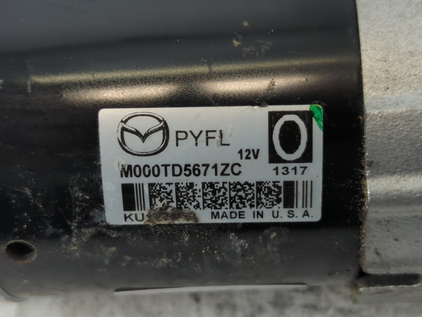 2018-2021 Mazda 6 Car Starter Motor Solenoid OEM P/N:M000TD5671ZC Fits Fits 2016 2017 2018 2019 2020 2021 2022 OEM Used Auto