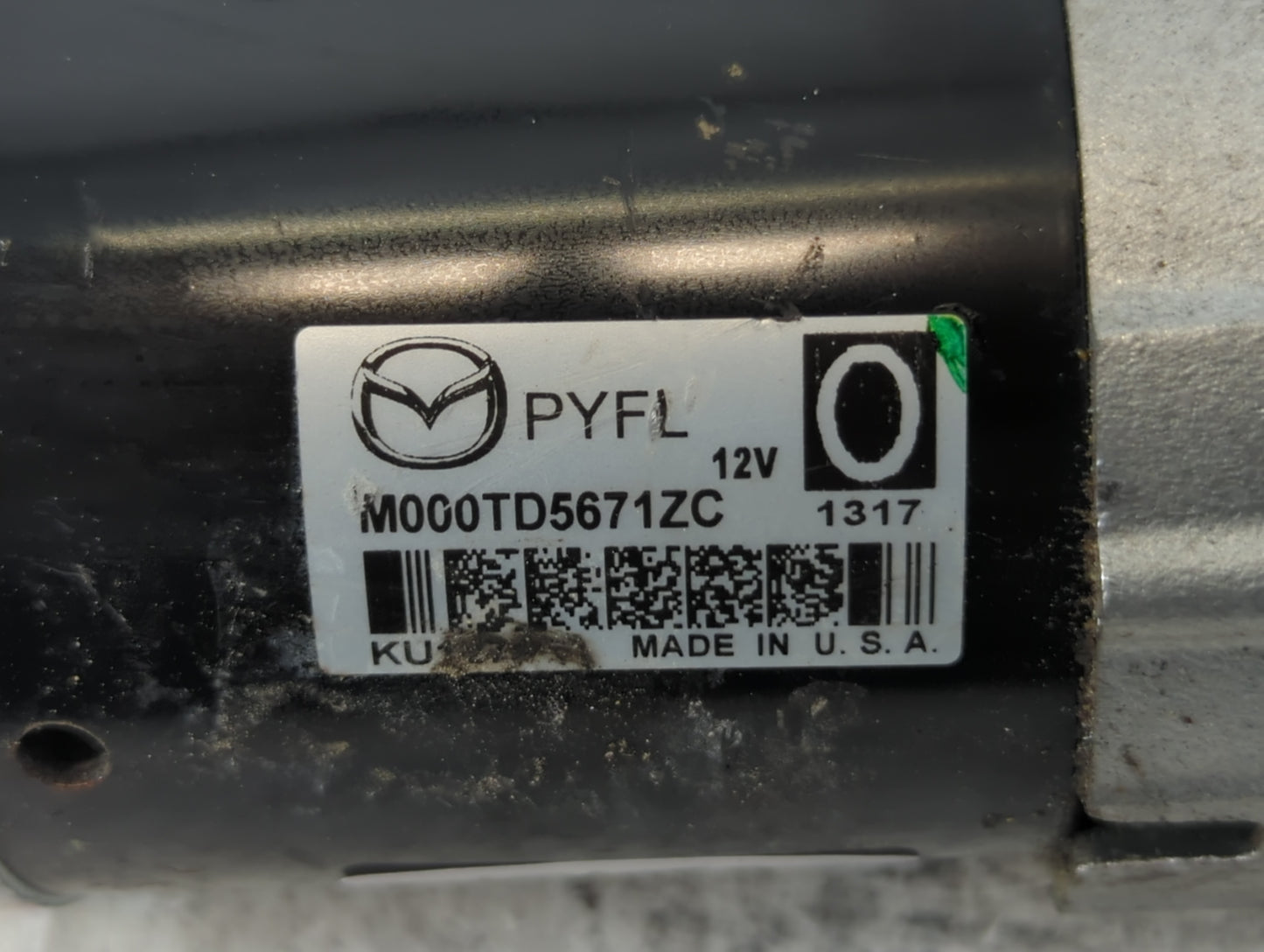 2018-2021 Mazda 6 Car Starter Motor Solenoid OEM P/N:M000TD5671ZC Fits Fits 2016 2017 2018 2019 2020 2021 2022 OEM Used Auto