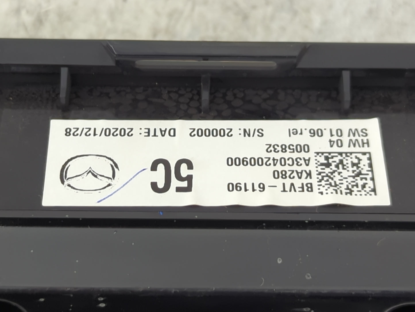 2020-2021 Mazda Cx-30 Climate Control Module Temperature AC/Heater Replacement P/N:BFVT-61190 A3C0420900 Fits OEM Used Auto 