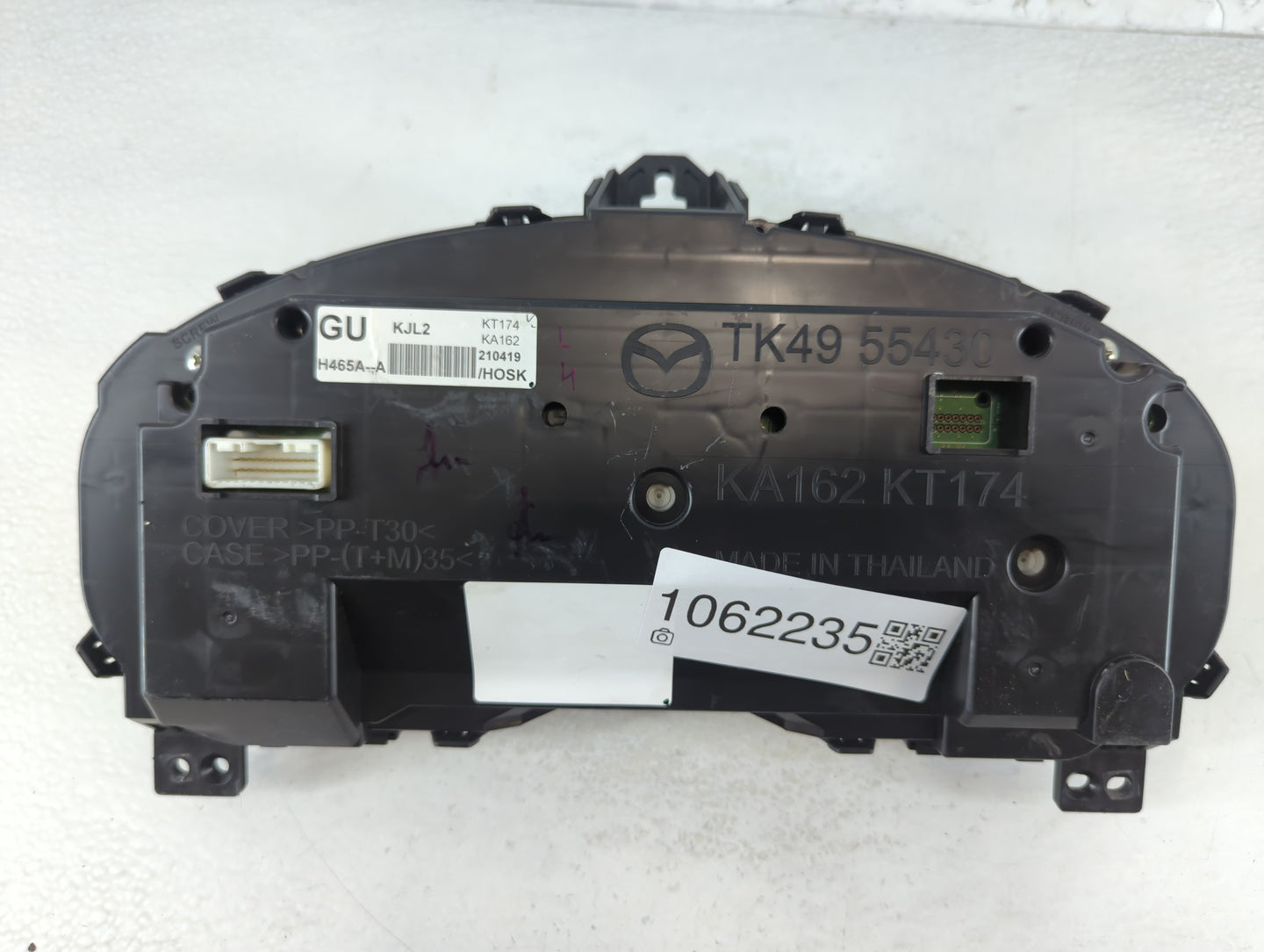 2021 Mazda Cx-5 Instrument Cluster Speedometer Gauges P/N:TK49 55430 Fits OEM Used Auto Parts - Oemusedautoparts1.com