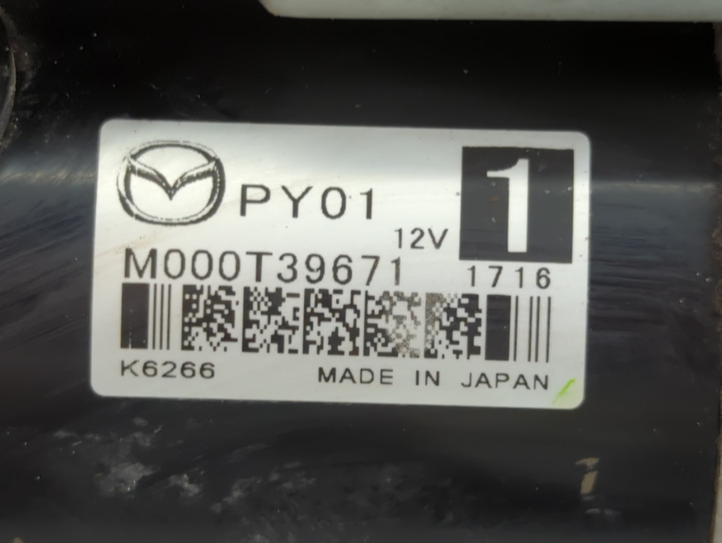 2014-2022 Mazda Cx-5 Car Starter Motor Solenoid OEM P/N:M000T39671 Fits Fits 2014 2015 2016 2017 2018 2019 2020 2021 2022 OE