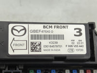 2013-2022 Mazda Cx-5 Fusebox Fuse Box Panel Relay Module P/N:GBEF-675X0 D Fits OEM Used Auto Parts - Oemusedautoparts1.com